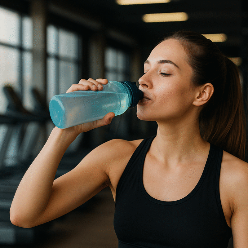 unos vode tokom treninga